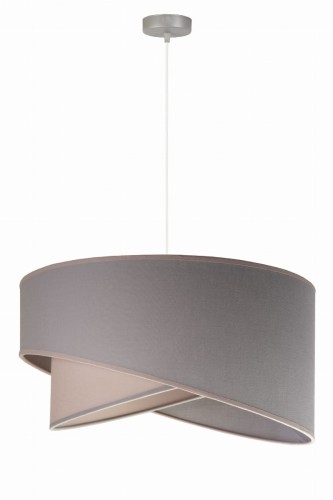 Lampa wisząca MONOCOLOR CELLO 8993 przyciąga uwagę różowo-szarym abażurem o ukośnym wykończeniu. Sprawdzi się nad stołem w jadalni lub jako dekoracyjne oświetlenie salonu. Oprawa jest przeznaczona na jedną żarówkę E27