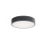 Antracytowy plafon CLEO LED Ø40 cm marki Temar ma moc 43W i emituje 4750 lm ciepłego światła 3000K. Mleczny szklany klosz osłania panel LED. Lampa sprawdzi się w salonie i jadalni.