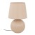 Lampka nocna SANTANA ECRU 5591 TK-Lighting to eleganckie oświetlenie do sypialni i salonu. Jasny abażur i dekoracyjna podstawa pasują do stylu glamour i Hampton. Wysokość 60 cm, szerokość 39 cm. 1×E27 LED max 15W, IP20. Bez żarówki.