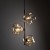 Koniakowe klosze i brązowa konstrukcja lampy LAVA Brown 11036 podkreślą salon z drewnem i beżami. Lampa wisząca TK-Lighting ma trzy oprawki G9, wysokość 90 cm i stopień ochrony IP20. Żarówki należy dokupić osobno.