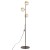 Lampa stojąca LAVA Brown TK-Lighting 16150 łączy metalowy stelaż z dekoracyjnymi szklanymi kloszami. Do wnętrz nowoczesnych, klasycznych i glamour. 3×G9 LED do 8 W każda, wysokość 151 cm, IP20. Gwarancja 2 lata.