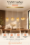 Stylowa lampa wisząca VASO Amber z czterema kloszami to idealne rozwiązanie do salonu i jadalni. Ciepłe światło LED 3000K, złote wykończenie i nowoczesna forma tworzą wyjątkowy klimat w każdym wnętrzu.