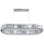 Żyrandol kryształowy WINDSOR Elem 6350/8 8C to owalna lampa wisząca nad stół. Chrom i transparentne kryształy podkreślają wnętrza glamour. Wymiary 78 × 28 cm, wysokość całkowita 88 cm, 8×E14. Eleganckie oświetlenie salonu i jadalni.
