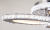 Wybierz plafon CORONA do salonu, sypialni lub przedpokoju. Metalowa oprawa w kolorze chromu i czerni została ozdobiona kryształami. LED 31 W, 2600 lm, CCT 3000–6000 K. Szerokość 47 cm, wysokość 10 cm. Elem DRS1420/3 8C BL.