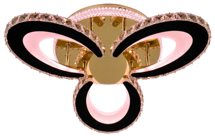 Szukasz lampy sufitowej glamour? Plafon CORONA Elem DRS1420/3 TR BL zachwyca połączeniem złota, czerni i kryształów. LED 31W, 2600 lm, CCT 3000–6000K. Niska konstrukcja o wysokości 10 cm pasuje również do niższych pomieszczeń.