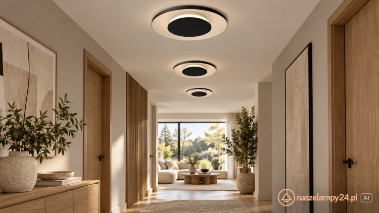 Plafon i kinkiet PIATTINO ML2939 łączy czarno-białą kolorystykę z płaską formą. LED 15W CCT pozwala wybrać barwę 3000/4000/6000K. Montaż sufitowy lub ścienny, średnica 25 cm, wysokość 4 cm. Metal i akryl, IP20