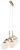 Lampa nad stół PIRAN 6xE27 Elem 2208/6A TR wyróżnia się złotym wykończeniem i białymi kulistymi kloszami. Wymienne żarówki umożliwiają dobór barwy światła. Szerokość 62 cm, wysokość 32–103 cm. Do kuchni, jadalni i nad barek.