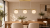 Złota lampa KONGO 3xE27 Elem 8367/3A DTR to eleganckie oświetlenie jadalni i kuchni. Trzy białe klosze z ozdobnymi łukami tworzą lekką kompozycję. Szerokość 90 cm, regulowana wysokość 18–100 cm. Wykonanie: metal i szkło.
