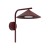 Kinkiet LUME TK-Lighting 11693 w kolorze burgund. Metalowy klosz stożkowy i wygięty stelaż pasują do salonu i sypialni. Wymiary 32 × 23 × 30,5 cm. Źródło GX53 w komplecie, ciepłe światło 3000 K, 560 lm, IP20.