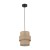 Lampa wisząca CALISTO TK-Lighting 5401 z jutowym abażurem i czarnym zawieszeniem podkreśli styl boho. Średnica 20 cm, wysokość całkowita 150 cm. Oprawka E27, maks. 15 W LED. Żarówka poza zestawem.