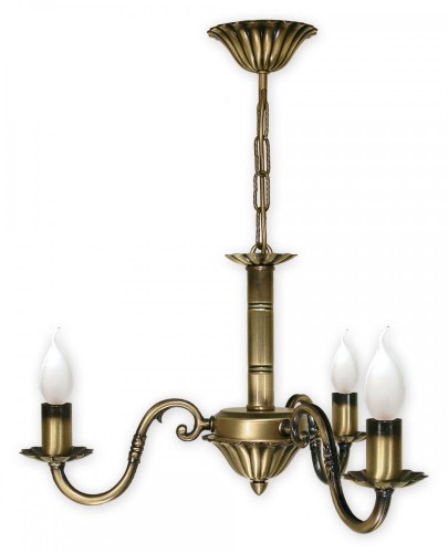 Żyrandol PRIMA LEMIR O1003/W3 w kolorze patyny to klasyczna lampa sufitowa z trzema źródłami światła E14. Wykonany ze stali i odlewu ZNAL, zapewnia trwałość i elegancki wygląd. Idealny do salonu, jadalni i sypialni w stylu klasycznym.