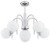 Lampa sufitowa APE 6xE14 chrom Lemir to eleganckie oświetlenie z sześcioma białymi kulami ze szkła. Chromowana konstrukcja i podział świecenia 5+1 sprawiają, że idealnie sprawdzi się w salonie, jadalni oraz nowoczesnej sypialni.