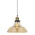 Lampa wisząca HUBERT Amber Vintage Italux MDM-2381/1 GD+AMB z bursztynowym kloszem. Czarno-złota oprawa 1xE27 w stylu retro. Średnica 28 cm, wysokość 98 cm. Idealna nad stół, barek, wyspę kuchenną lub do restauracji.