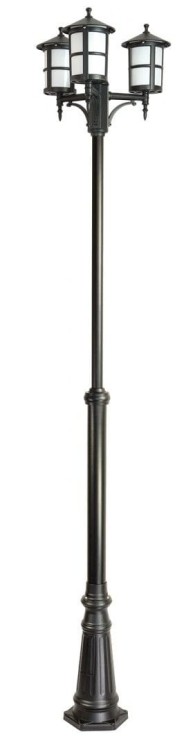 Lampa ogrodowa CORDOBA to elegancka Stylowa latarnia ogrodowa CORDOBA II SU-MA z trzema kloszami to klasyczne oświetlenie ogrodu i posesji.