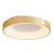 Złoty plafon GIULIA Italux 5304-850RC-GD-3 ma średnicę 60 cm i zintegrowany moduł LED 50W. Ciepła barwa światła 3000K oraz montaż bezpośrednio przy suficie sprawdzą się w salonie, sypialni, jadalni i kuchni.