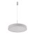 Lampa sufitowa ORBITAL Italux 30W LED w białym kolorze zapewnia 1800 lm i ciepłe światło 3000K. Klosz Ø40 cm oraz regulowana wysokość do 120 cm sprawiają, że doskonale prezentuje się nad stołem, wyspą lub barkiem.