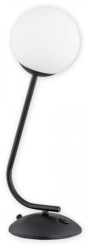 Lampka nocna NOL O2908 L1 CZA marki Lemir zachwyca nowoczesnym designem i eleganckim połączeniem czarnego matu z białym szklanym kloszem. Idealna do sypialni, salonu i gabinetu, zapewnia przyjemne światło oraz wyjątkowy klimat wnętrza.