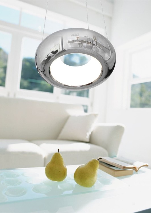 Lampa MERCURIO ML328 LED 12W chrom to elegancka lampa wisząca do nowoczesnych wnętrz. Regulowana wysokość i neutralna barwa 4000K zapewniają komfort oświetlenia.