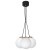 Lampa wisząca SOFIA MLP6499 Milagro z trzema białymi kulami zachwyca połączeniem czerni i złota. Regulowana wysokość 40–100 cm oraz 3 oprawki E14 sprawiają, że lampa doskonale pasuje nad stół, wyspę kuchenną i do salonu.