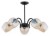 Lampa sufitowa KATLA 5xE27 Lemir z bursztynowymi kloszami to eleganckie oświetlenie do salonu, jadalni i sypialni. Czarna oprawa ze złotymi detalami oraz funkcja świecenia 3+2 tworzą idealne połączenie stylu, komfortu i funkcjonalności