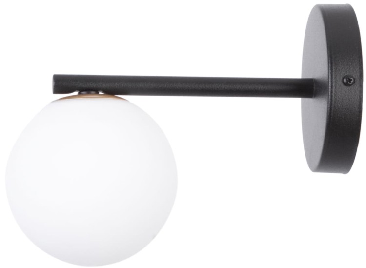 Nowoczesny kinkiet GAMA czarny Sigma 33194 wykonany ze stali z mlecznobiałym kloszem to eleganckie oświetlenie ścienne. Kompaktowe wymiary i uniwersalny design pasują do wielu aranżacji wnętrz