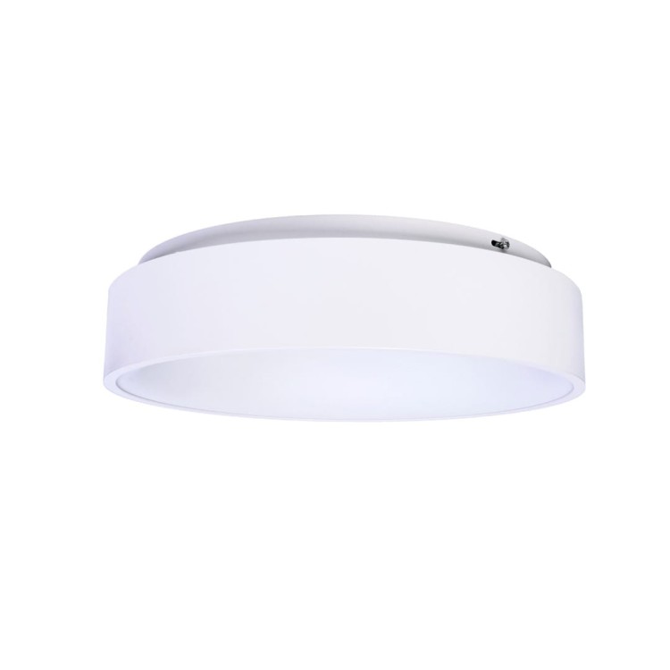 Plafon OHIO WHITE 40W LED Milagro ML232 to nowoczesna lampa sufitowa o średnicy 50 cm. Wyposażona w zintegrowane źródło światła LED 1680lm i regulację barwy CCT 3000K–4000K. Idealna do salonu, sypialni, biura. Kolor biały, klasa IP20