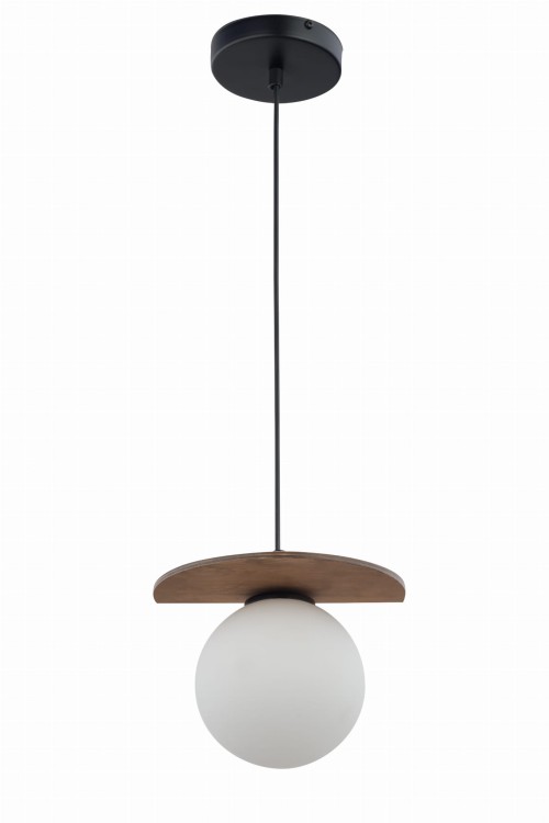 Lampa sufitowa MIRROR 1xG9 Sigma 33297 to elegancka oprawa z czarną stalą, brązową sklejką i białą kulą. Idealna do salonu, sypialni i przedpokoju. Minimalistyczna forma i naturalne detale tworzą ciepłe, przytulne oświetlenie.