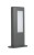 Lampa stojąca EVO 30 cm SU-MA to nowoczesne oświetlenie ogrodowe z aluminium i poliwęglanu w kolorze grafitowym. 8W LED, 560 lm, barwa 4000K, IP54. Dwukierunkowe świecenie idealnie rozświetla taras, podjazd czy ścieżkę, łącząc elegancję i funkcjonalność