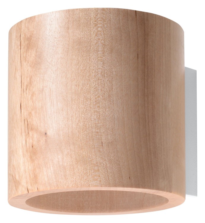Kinkiet ORBIS SL.0490 z naturalnego drewna to nowoczesne oświetlenie ścienne z efektem świecenia góra–dół. Minimalistyczna forma doskonale sprawdzi się w salonie, sypialni, holu oraz wnętrzach skandynawskich i japandi.