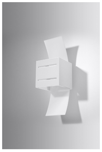 Kinkiet LORETO biały 1xG9 Sollux korytarz schody