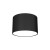 Lampa sufitowa DIXIE BLACK plafon czarny 1xGX53 MLP7543