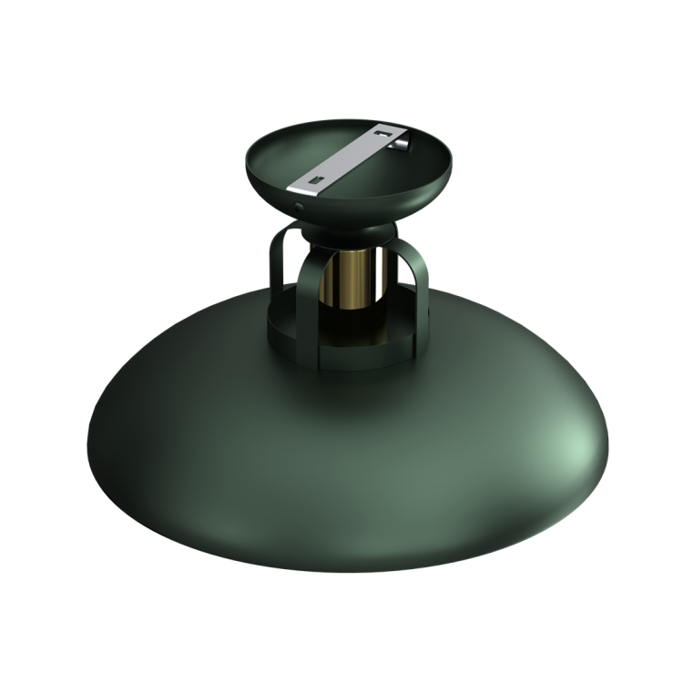 Lampa FELIX 1xE27 to designerski akcent w kolorze butelkowej zieleni i złota. Doskonała do wnętrz w stylu modern, scandi i retro
