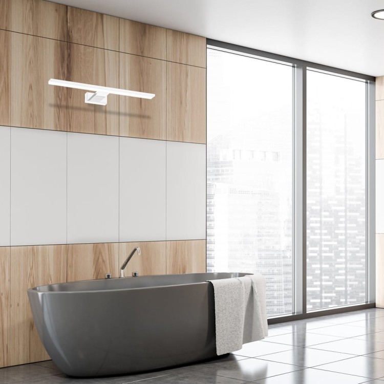 Kinkiet nad lustro SHINE WHITE LED 13.8W Milagro ML3878 łączy nowoczesny design i funkcjonalność. Jasność 966 lm oraz barwa 4000K zapewniają komfortowe oświetlenie. IP44 sprawdzi się w łazience.