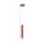 Elegancka lampa wisząca COPPER ML984 to połączenie minimalizmu i funkcjonalności. Miedziana obudowa i smukły kształt pasują do nowoczesnych wnętrz. LED 5W 4000K zapewnia przyjemne światło do kuchni, jadalni i biura.