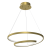 Lampa sufitowa LUCERO ML7950 Milagro to nowoczesna lampa LED w kolorze złotym. Designerskie ringi i neutralna barwa światła 4000K doskonale sprawdzą się w salonie, jadalni lub kuchni. Regulowana wysokość i energooszczędny LED 48W.