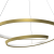Lampa sufitowa LUCERO Milagro 48W LED doskonale podkreśli charakter nowoczesnego salonu lub jadalni. Elegancka złota konstrukcja, minimalistyczny design i neutralna barwa światła 4000K zapewniają styl i funkcjonalność.