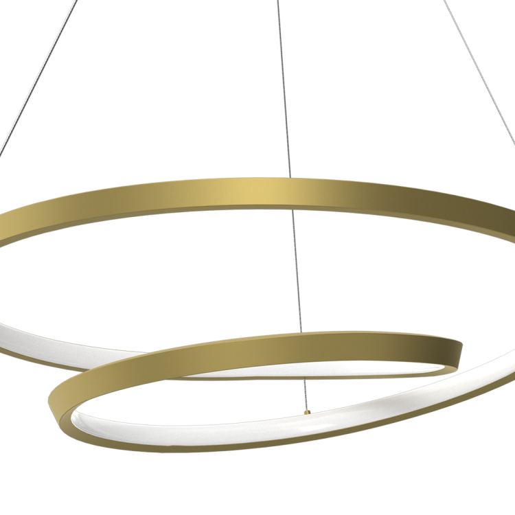 Lampa sufitowa LUCERO Milagro 48W LED doskonale podkreśli charakter nowoczesnego salonu lub jadalni. Elegancka złota konstrukcja, minimalistyczny design i neutralna barwa światła 4000K zapewniają styl i funkcjonalność.