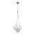 Lampa sufitowa PERLOS 3xG9 mosiądz miodowy Italux łączy elegancję i nowoczesność. Metalowa konstrukcja z mlecznymi kloszami zapewnia nastrojowe, rozproszone światło, idealne do jadalni, salonu czy sypialni.