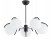 Nowoczesna lampa sufitowa AVISTA 5xE14 czarna chrom z białymi kulistymi kloszami od producenta Alfa. Stylowy żyrandol wykonany z metalu i szkła, szerokość 60 cm, wysokość 48 cm. Pięć opraw E14 do 40W zapewnia mocne, równomierne oświetlenie wnętrz.
