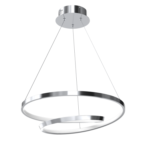 Lampa sufitowa LUCERO ML7949 Milagro to nowoczesna lampa LED w chromowanym wykończeniu. Designerskie ringi oraz neutralna barwa światła 4000K doskonale sprawdzą się w salonie, jadalni lub nowoczesnej kuchni