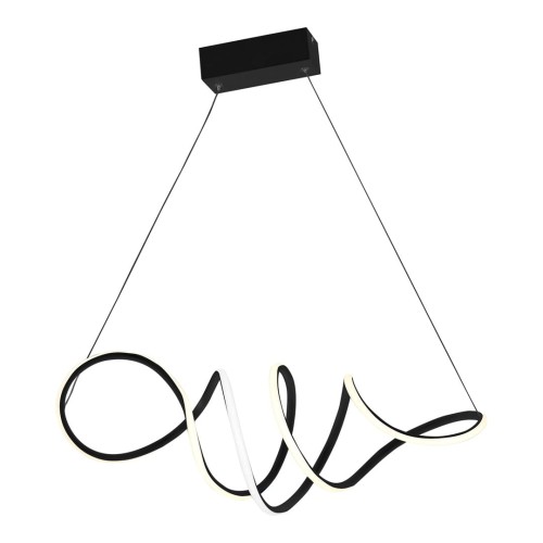 Lampa wisząca LOCA ML5756 to nowoczesne oświetlenie LED o efektownej, falującej formie. Moc 56W, strumień świetlny 3360 lm oraz neutralna barwa światła 4000K sprawiają, że idealnie sprawdzi się w salonie, jadalni i kuchni