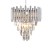 Żyrandol MADISON chrom 9xE14 Milagro ML5991 doskonale sprawdzi się we wnętrzach glamour, modern classic i nowojorskich. Kryształowa forma dodaje elegancji, a dziewięć źródeł światła zapewnia komfortowe oświetlenie.