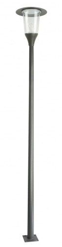 Latarnia parkowa METIS 318 cm to solidna oprawa zewnętrzna przeznaczona do parków, osiedli i alejek. Wysoka szczelność IP65, odporność IK08 oraz możliwość zastosowania żarówki E27 sprawiają, że doskonale sprawdza się przez cały rok.