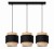 Stylowa lampa LUNA 3xE27 czarna juta Boho łączy metal, tkaninę i naturalną jutę. Doskonała do wnętrz w stylu scandi, eko i nowoczesnym – zapewnia ciepłe, nastrojowe oświetlenie.