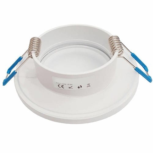 Oczko sufitowe aluminium IP44 EKZ305 to minimalistyczna oprawa wpuszczana do łazienek i toalet. Biały mat, średnica 8,5 cm oraz podwyższona szczelność IP44 zapewniają estetykę i bezpieczeństwo użytkowania.