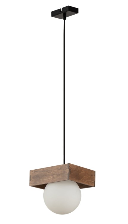 Nowoczesna lampa BLOOM 1xG9 z białym kloszem i drewnianą oprawą to eleganckie oświetlenie do wnętrz w stylu scandi i japandi. Świetnie prezentuje się nad wyspą lub w jadalni, zapewniając miękkie i nastrojowe światło.