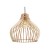 Drewniana lampa sufitowa BARREL Ø38 cm łączy naturalne materiały z nowoczesną formą. Otwarty klosz subtelnie rozprasza światło i eksponuje dekoracyjną żarówkę E27. Idealna do aranżacji boho, rustykalnych i skandynawskich.