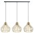 Lampa wisząca BARREL 3xE27 marki Temar ma trzy ażurowe klosze z jasnobrązowej sklejki topolowej. Szerokość 95 cm i regulowana wysokość 50–120 cm sprawiają, że doskonale pasuje nad długi stół, wyspę kuchenną lub barek. Średnica klosza 38 cm, IP20. Do domu.
