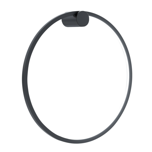 Kinkiet SATURNO 25W LED Milagro ML8850 to czarny pierścień 50 cm o nowoczesnym designie. Emituje 1400 lm światła 4000K. Idealny do łazienki dzięki IP44. Smukła konstrukcja 1,5 cm zapewnia elegancki wygląd.