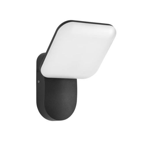 Kinkiet zewnętrzny NAMMI Italux OWL-6206-3K z modułem LED 12W zapewnia 989 lm i ciepłe światło 3000K. Czarna piaskowana oprawa, biały klosz oraz IP54 sprawiają, że doskonale oświetli drzwi wejściowe, elewację, taras lub garaż.